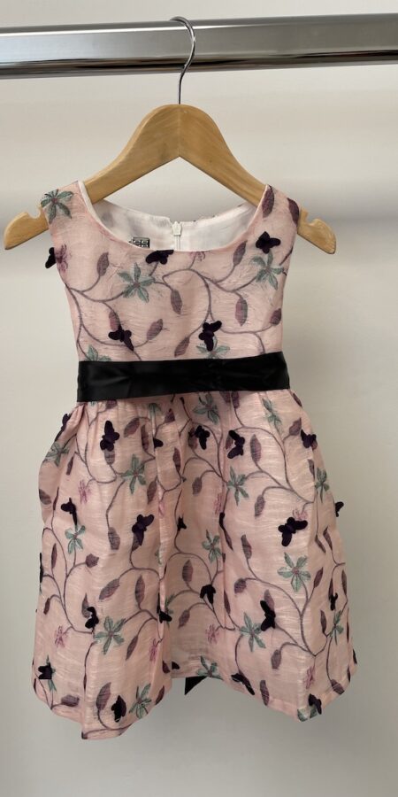 No label purple dress with purple butterflies