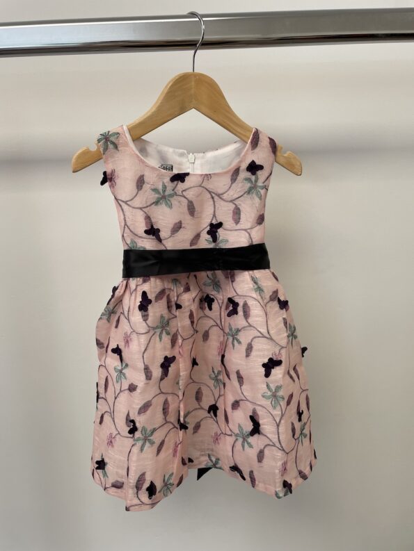 No label purple dress with purple butterflies