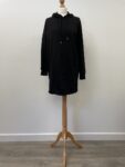De Facto long black hoodie – full view