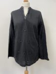 Jupi black cotton tunic – full view