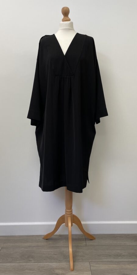 Kin by John Lewis black oversized tunic dress