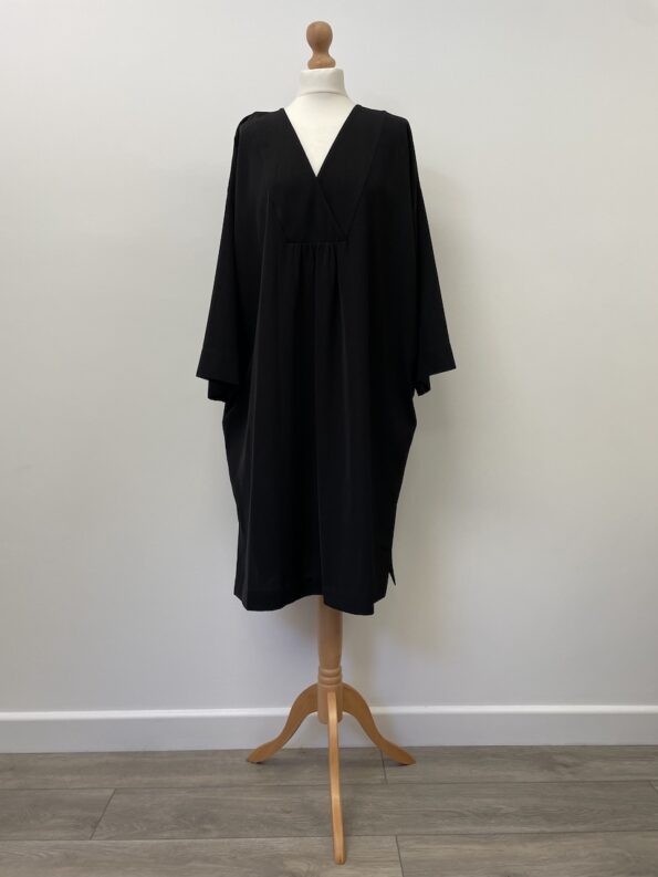 Kin by John Lewis black oversized tunic dress