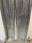 Lipsy London silver crepe trousers – full view