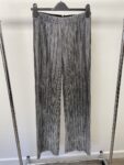 Lipsy London silver crepe trousers – full view