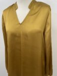 M&S antique gold blouse – full view