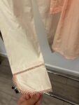 Misbah soft pink and white embroidered shalwar kameez set, size 28 (approximate age 5-6) – 1