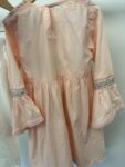 Misbah soft pink and white embroidered shalwar kameez set, size 28 (approximate age 5-6) – 1