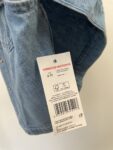 New with tag F&F white pointelle dress and denim jacket – full view