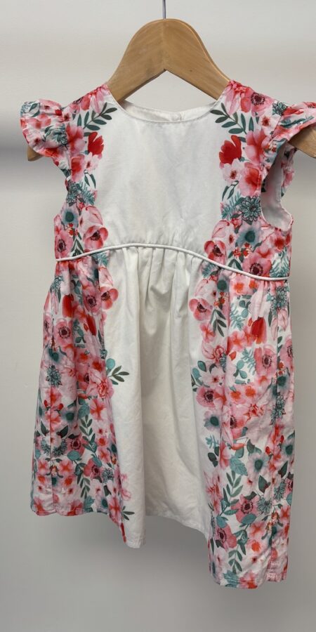Primark cotton floral little girls dress, age 24m