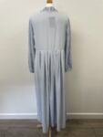 Shein sky blue long sleeve maxi dress – full view