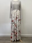 Simplee long sleeved dress with two side pockets – full view