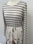 Simplee long sleeved dress with two side pockets – full view
