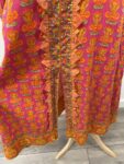 Threadz orange and pink long kurta – full view