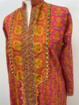 Threadz orange and pink long kurta – full view