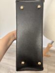 Black and silver backback – full view