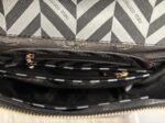 Black and silver backback – full view