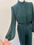 Forever New emerald green jumpsuit – full view 2