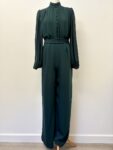 Forever New emerald green jumpsuit – full view 2