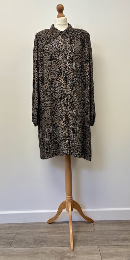 M&S animal print long shirt, size 22