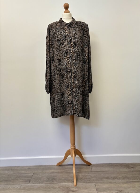 M&S animal print long shirt, size 22