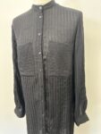 M&S long black shirt – full view