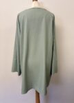 Mint green large wide sleeved top – full view