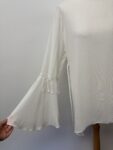 New Laviva tagged off white blouse – full view