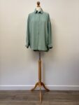 New Look mint green button front shirt, size 12 (will fit size 14)