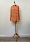 Papaya Matalan new with tag orange floral ditsy print shirt