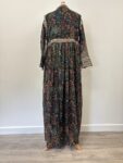 Pehnawa Fashion lng black chiffon dress – full view