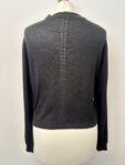 Primark black cropped cardigan – full view