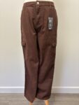 Primark new tag brown cargo trousers – full view