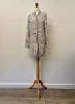 Primark Atmosphere striped grey and white long shirt, fits size 8
