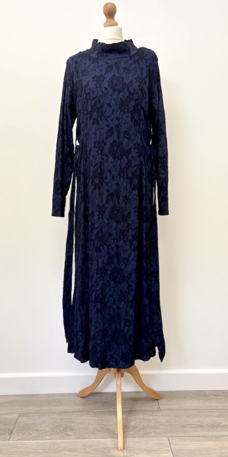 Real Form dark blue maxi dress, size 14-16.