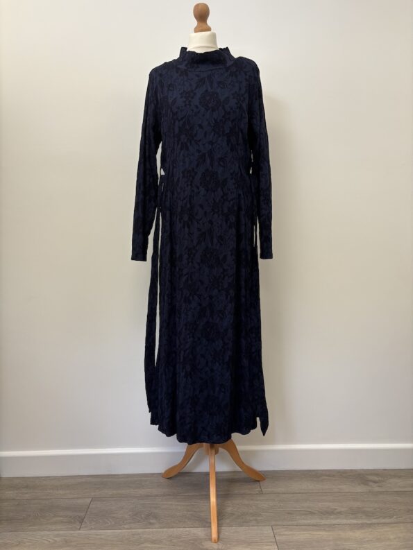 Real Form dark blue maxi dress, size 14-16.
