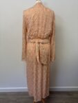 River Island pink long dress – full view