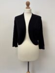 Wallis black cropped cardigan – full view