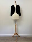 Wallis black cropped cardigan – full view