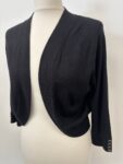 Wallis black cropped cardigan – full view