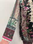 black and floral kurta – full view