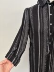 primark black and white long tunic – full view
