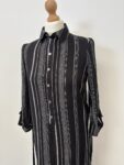 primark black and white long tunic – full view