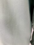 Abaya Buth sateen green abaya – full view