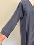 blue long abaya – full view