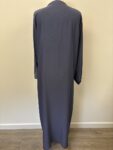 blue long abaya – full view