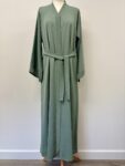 Hawaa Clothing green abaya – full view