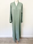 Hawaa Clothing green abaya – full view